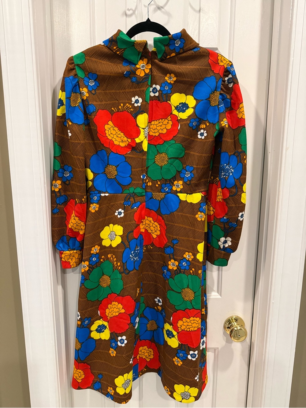 Vintage 1960’s Miss Jeanie Multi-Color Floral Zip Dress - Picture 9 of 10